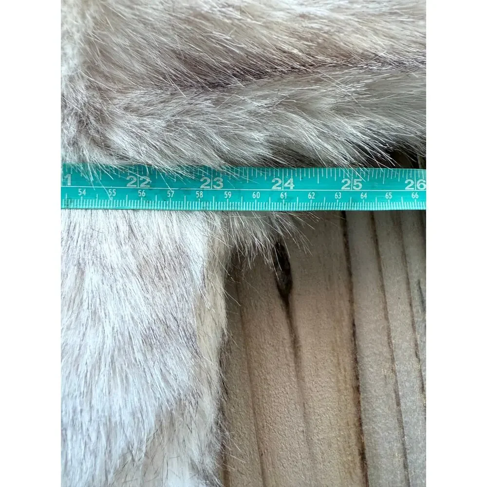 Ivory Faux Fur Coat - Picture 8 of 9